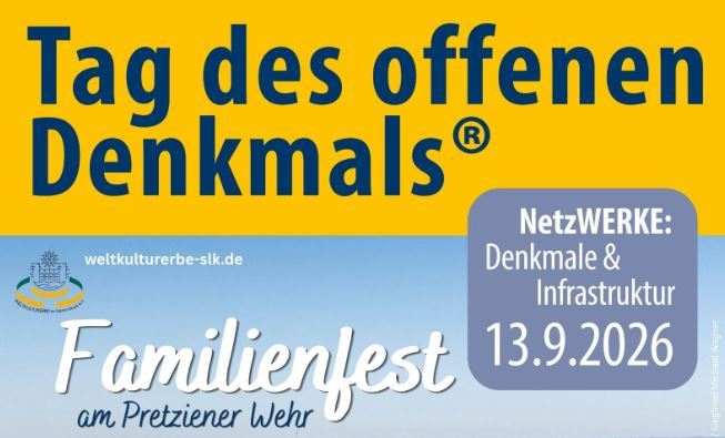 Tag des offenen Denkmals: Familienfest am Pretziener Wehr