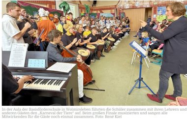 Aufführung "Karneval der Tiere"