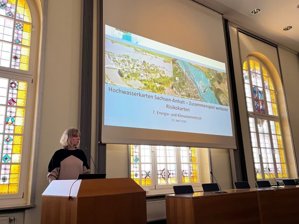 Klimaanpassungsmanagerin des Salzlandkreises Luisa Böning Klimaanpassungsmanagerin des Salzlandkreises Luisa Böning